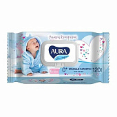 Салфетки влажные для детей Aura Ultra Comfort 120шт. 80664