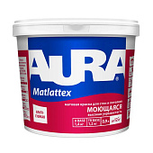 Краска моющаяся для стен и потолков Aura Mattlatex база TR 0,9л
