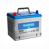 Аккумулятор 60 Ач 6СТ-60 Ramper Asia о.п. (-) Евро (D23)