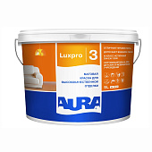Высокоукрывистая краска Luxpro 3 Aura 9л.