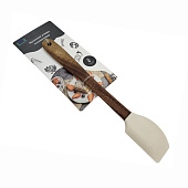 Кисточка силиконовая с деревянной ручкой 22см Bawar