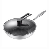 Сковорода 32см BAWAR с антипригарным покрытием и крышкой