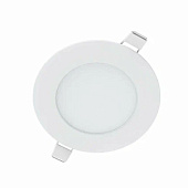 Светильник светодиодный встраиваемый круглый «ФОТОН» CLI-6W/4200К-R (1/5/100шт) /24714/900544