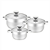 Набор кастрюль Classic 3шт (1.4л, 2л, 3,6л)