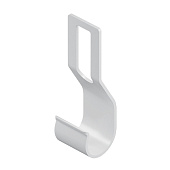 Кронштейн для перекладины Larvij, 30x100x30 мм, белый, L9701WH