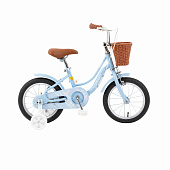 Велосипед 14" Colourful Era детский, голубой, с корзиной, нагр. до 50 кг, рама  8.5"