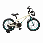 Велосипед 16" LETU детский белый, нагр. до 60кг, рама 9.1"