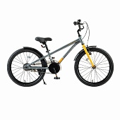 Велосипед 16" LETU детский серый, нагр. до 60кг, рама 9.1"