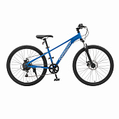 Велосипед 26" MTS050 для подростков и взрослых, синий, нагр. 100 кг, 7 скоростей, рама 13.8"