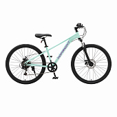 Велосипед 26" MTS050 для подростков и взрослых, цвет тиффани, нагр. 100 кг, 7 скоростей, рама 13.8"