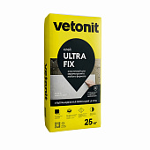 Клей эластичный для керамогранита любого формата Vetonit ultra fix 25кг
