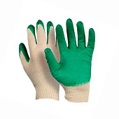 Перчатки 13 класс вязки с одинарным латексным покрытием Тринити
