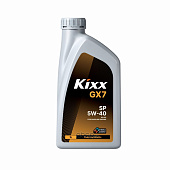 Масло моторное 5W-40, 1л (синтетика) Kixx GX7 SP API (бензин)