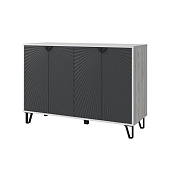 Комод Солана ясень анкор/смоки софт/черный